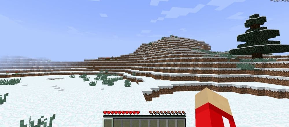 Snowy Minecraft World