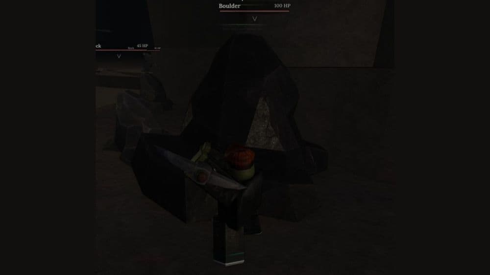 You need to go into the cave, mine different stones, get ores and sell them to make money fast (Image Credit: THESPIKEGG)