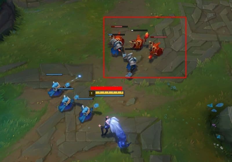 Once you turn the setting on, here is what the minion health will look like (Image Credit: THESPIKEGG)