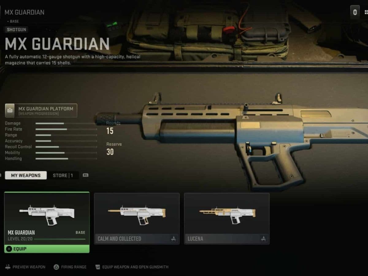 Best MX Guardian loadout for Warzone and MW3