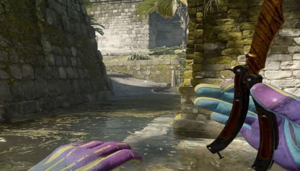 Here is what nocries’ crosshair looks like in the game (Image Credit: EDCS - POV on YouTube)