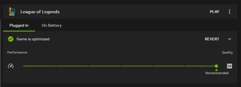 Optimize your game settings in the GPU overlay (Image Credit: THESPIKEGG)
