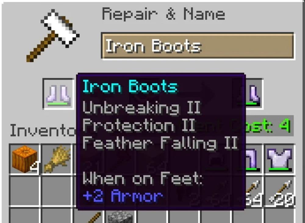 General damage is reduced, providing all-around protection (Image Credit: r/Minecraft)