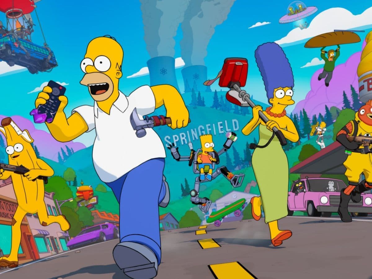 simpsons fortnite