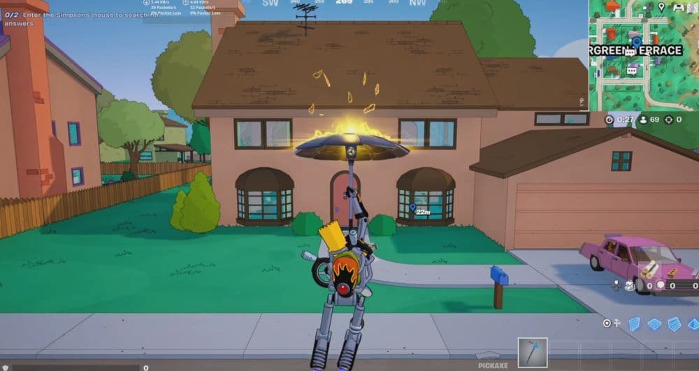 Here is what the house looks like in the game (Image Credit: GamerDad on YouTube)