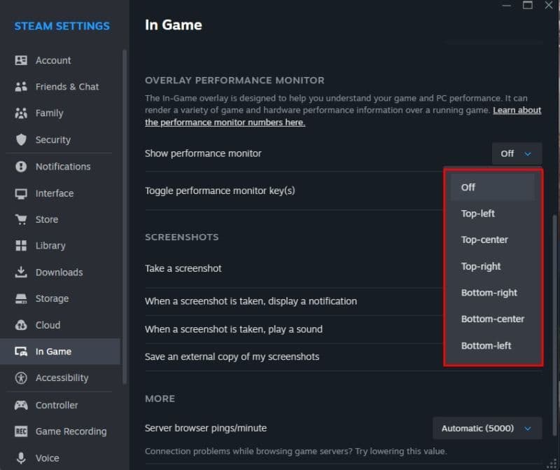 Many players choose top right or top left (Image Credit: THESPIKEGG)