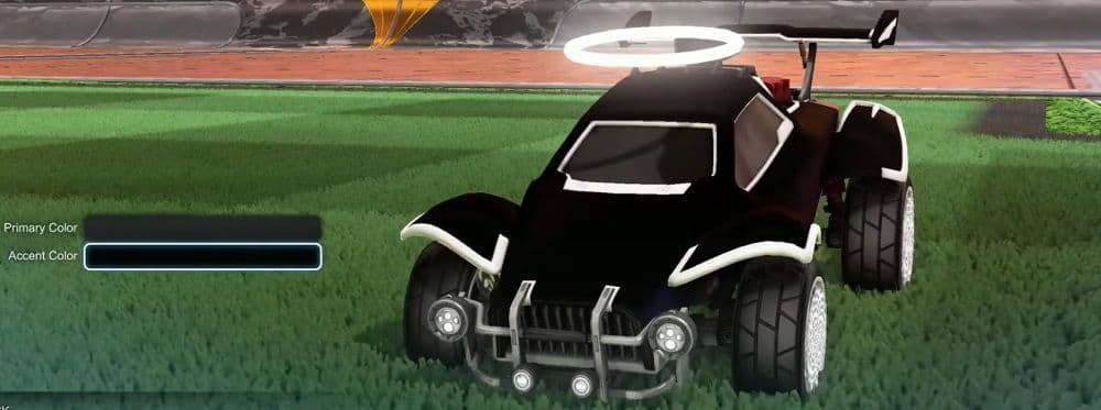 While you can’t make a black car, you can set black as your team color (Image Credit: Mulchmite128 on YouTube)