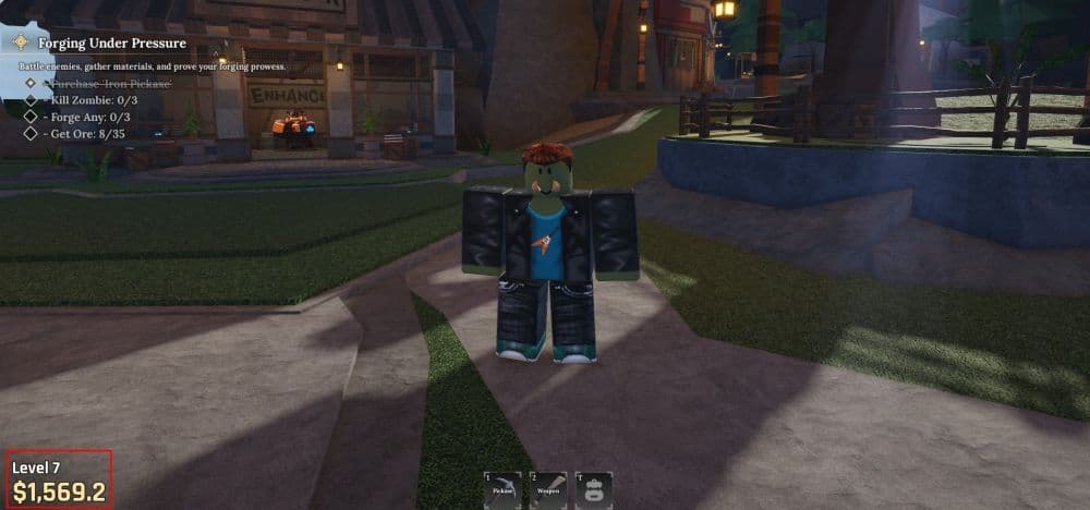 Codes are completely free, and they are the easiest way to make money in The Forge (Image Credit: THESPIKEGG)