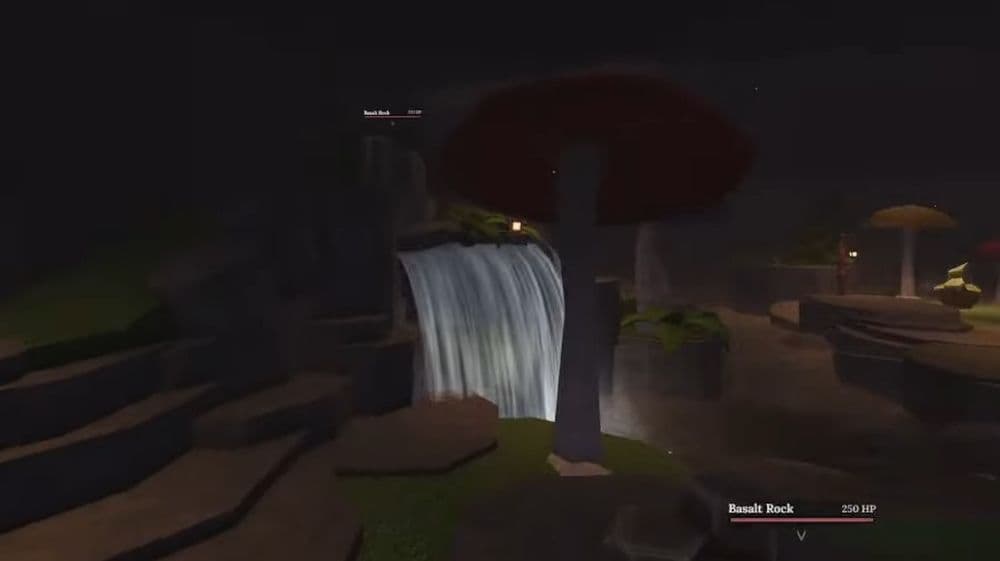 Go through the waterfal seen in the image above to find Tomo’s lost cat (Image Credit: ItzVexo on YouTube)