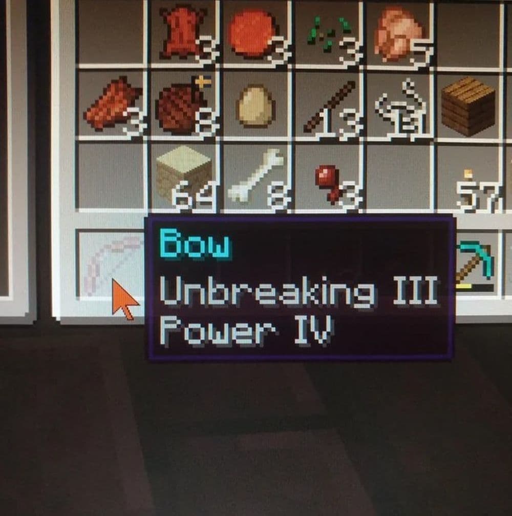Unbreaking III is the highest enchantment level (Image Credit: r/Minecraft)