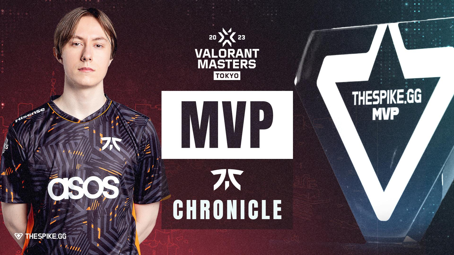 Chronicle wins THESPIKE.GG MVP trophy following VALORANT Masters Tokyo 