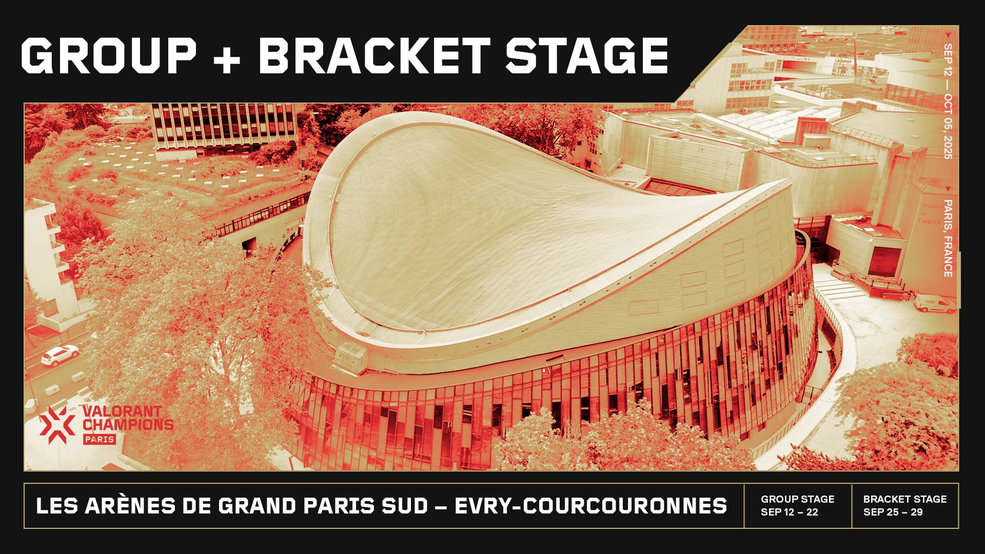 Les Arènes de Grand Paris Sud – Evry-Courcouronnes. Image: Riot Games.