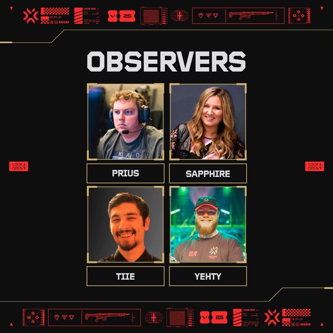 The observers at Champions Paris. Image: Riot games