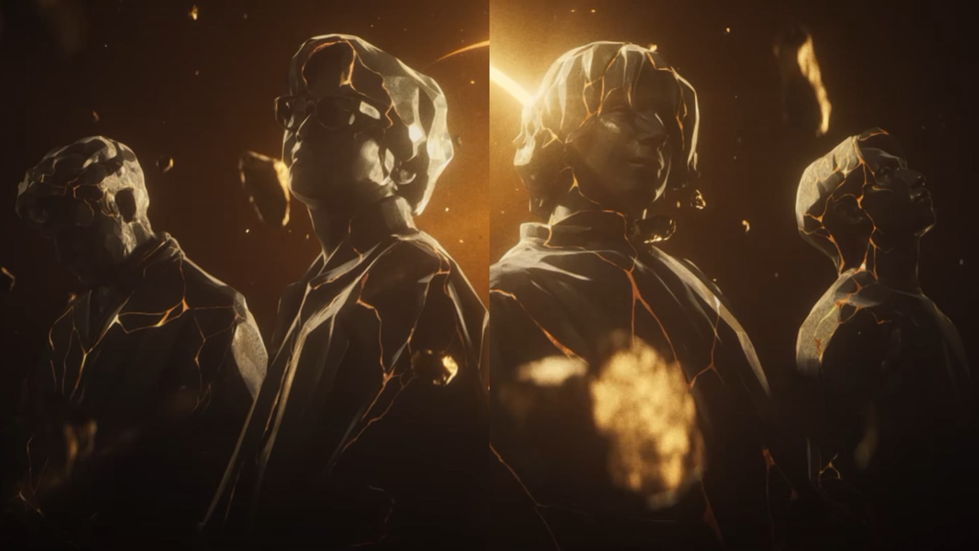 From left to right, Asuna, ZmjjKK, Chronicle, and f0rsakeN