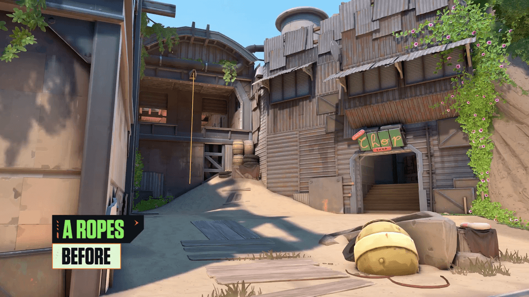 Breeze A ropes (before)