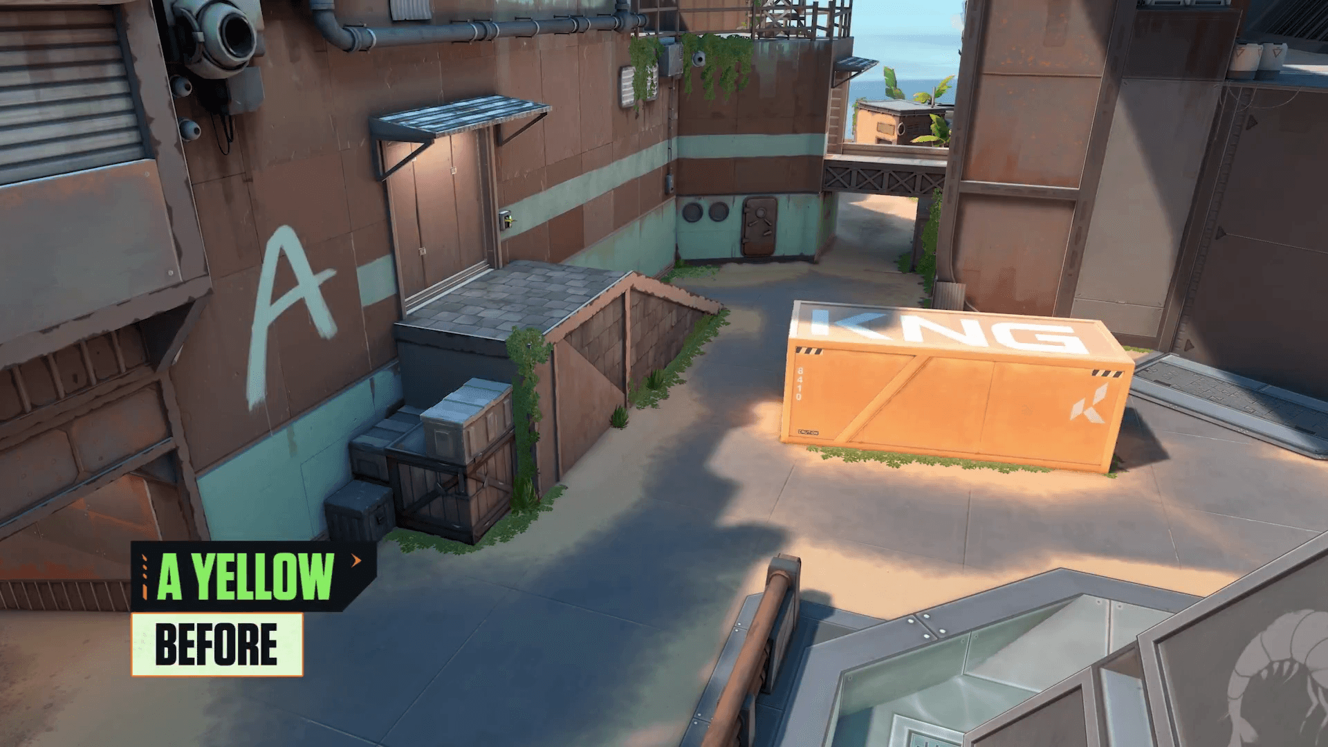 Breeze A-site yellow box (before)