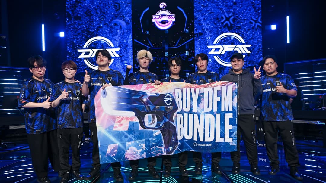 DetonatioN FocusMe celebrating their win against T1 in VCT Pacific 2026 Stage 2 (Image Source: Riot Games)