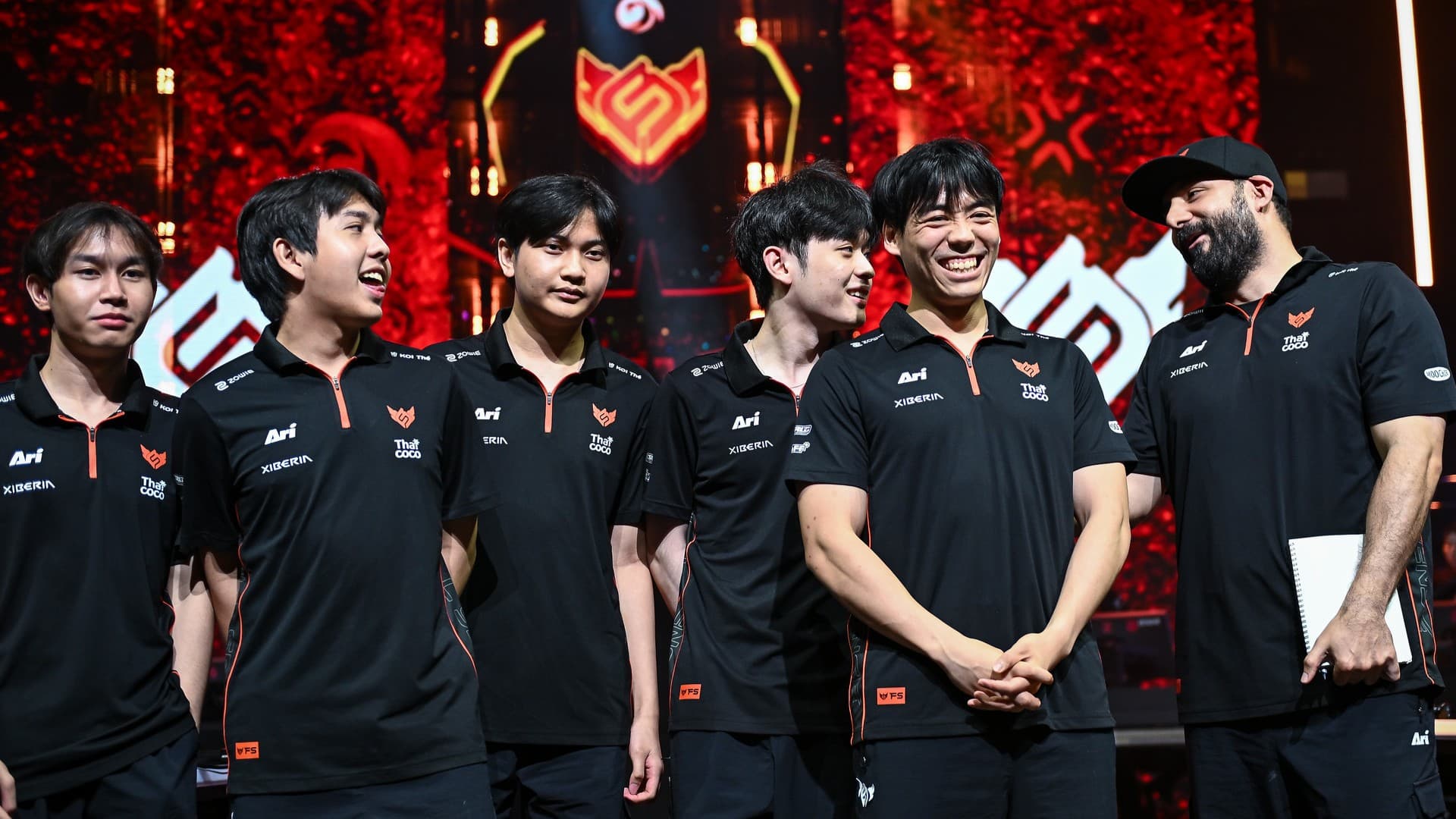 FULL SENSE celebrating their win against NS in VCT Pacific 2026 Stage 2 (Image Source: Riot Games)