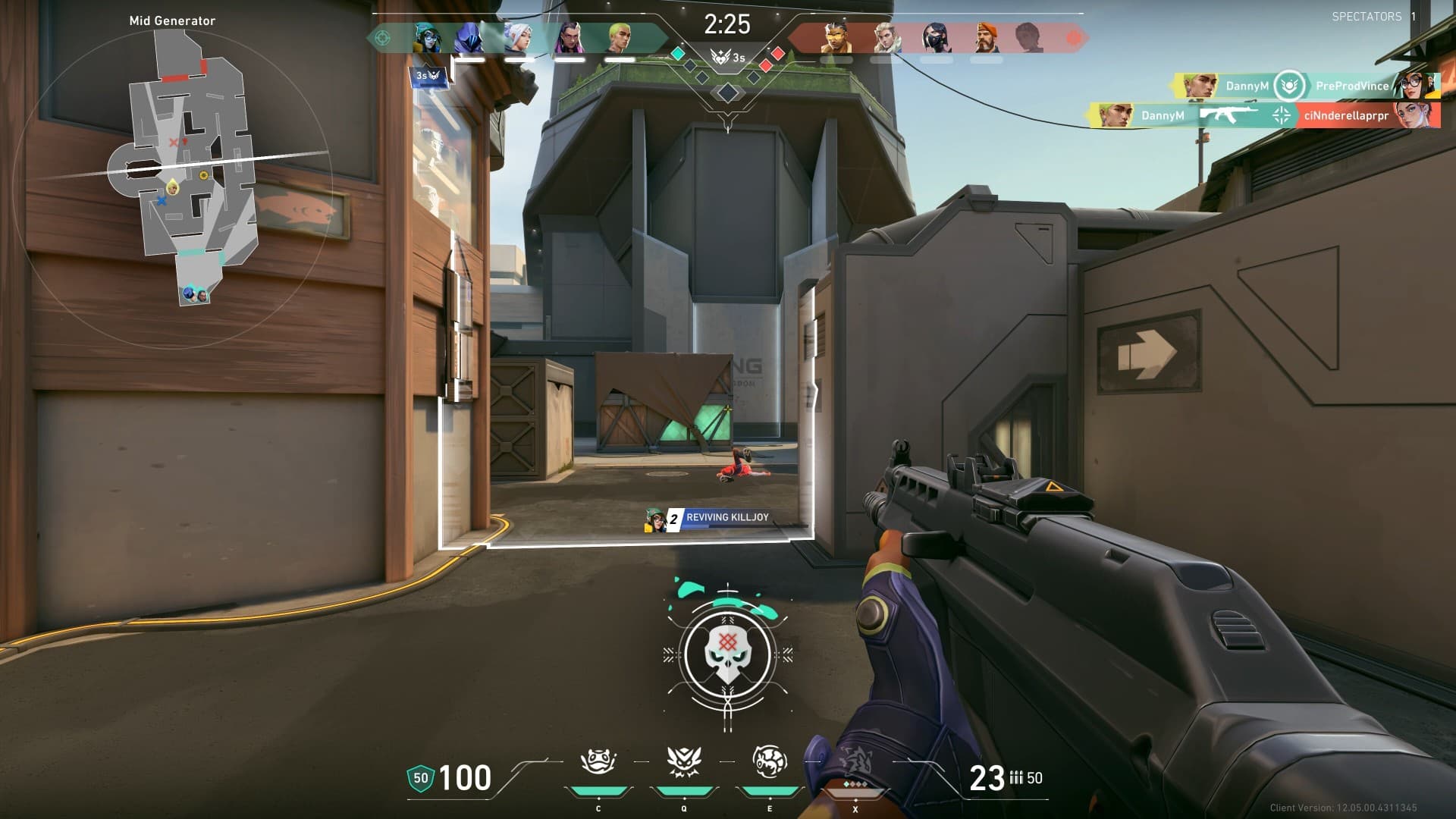 Knockout Central area (Image Source: Riot Games)