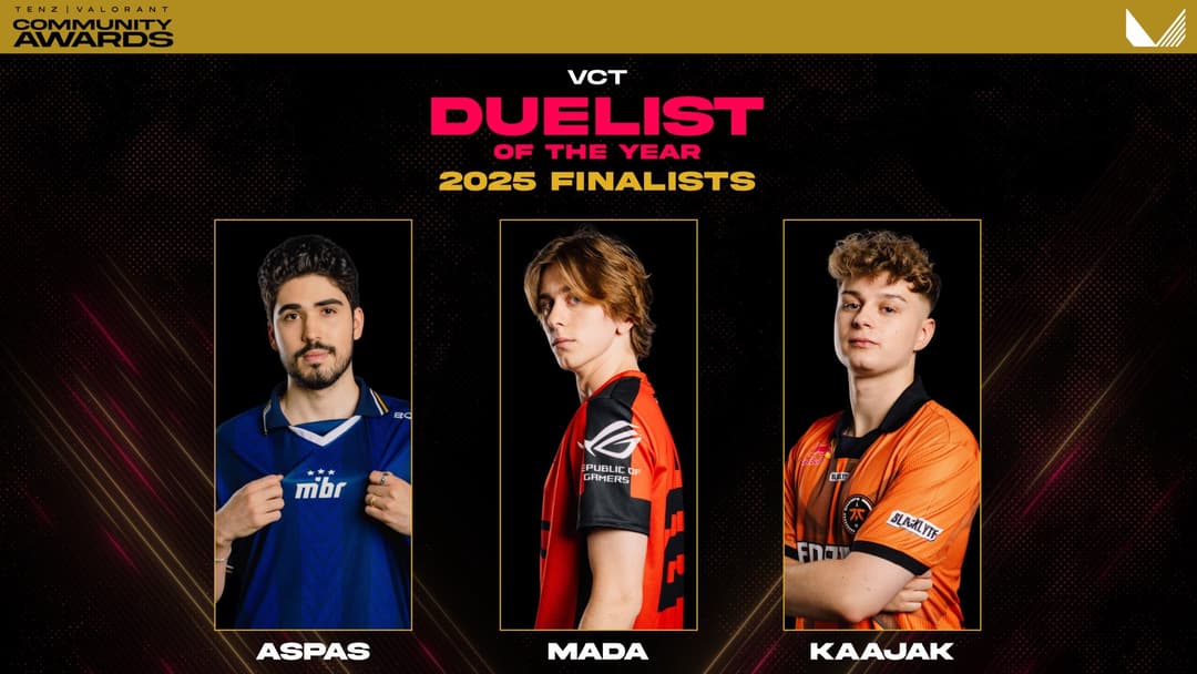 Duelist of the year nominees (Image Source: TenZ/@TenZOfficial on X)