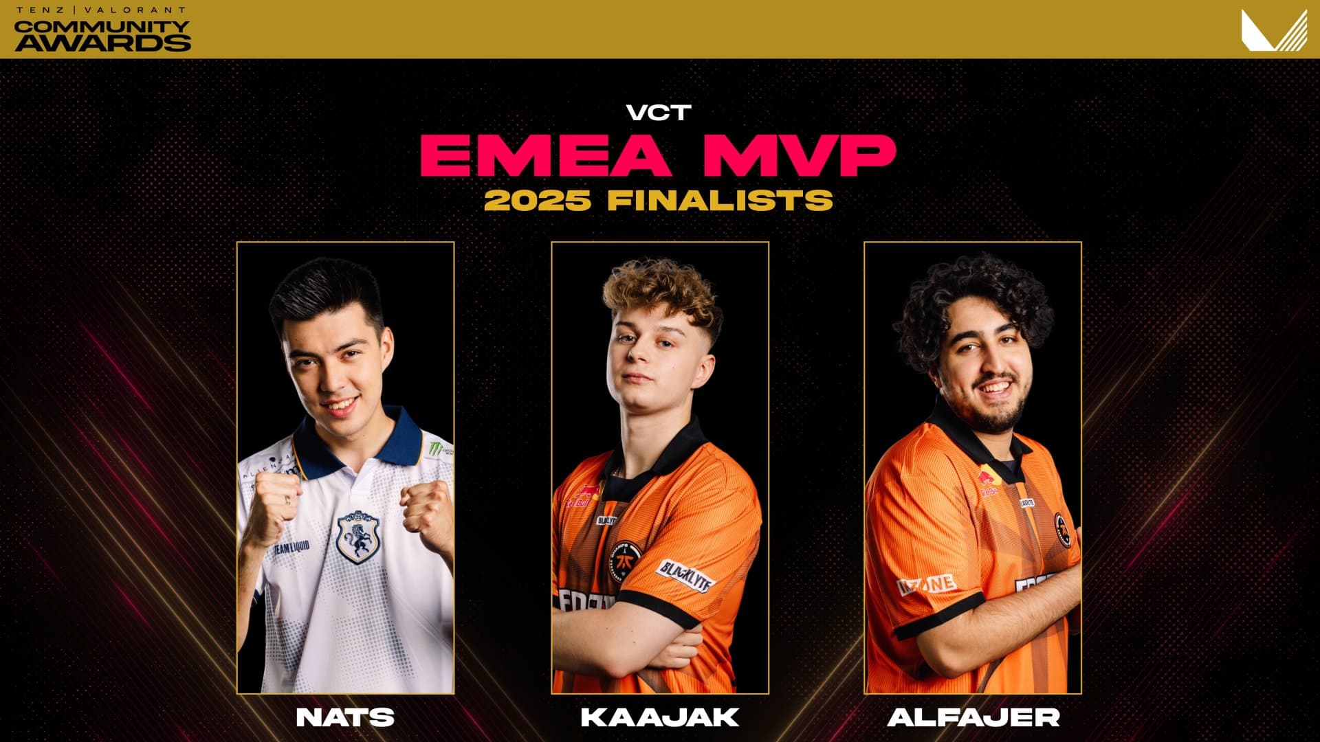 VCT EMEA MVP nominees (Image Source: TenZ/@TenZOfficial on X)