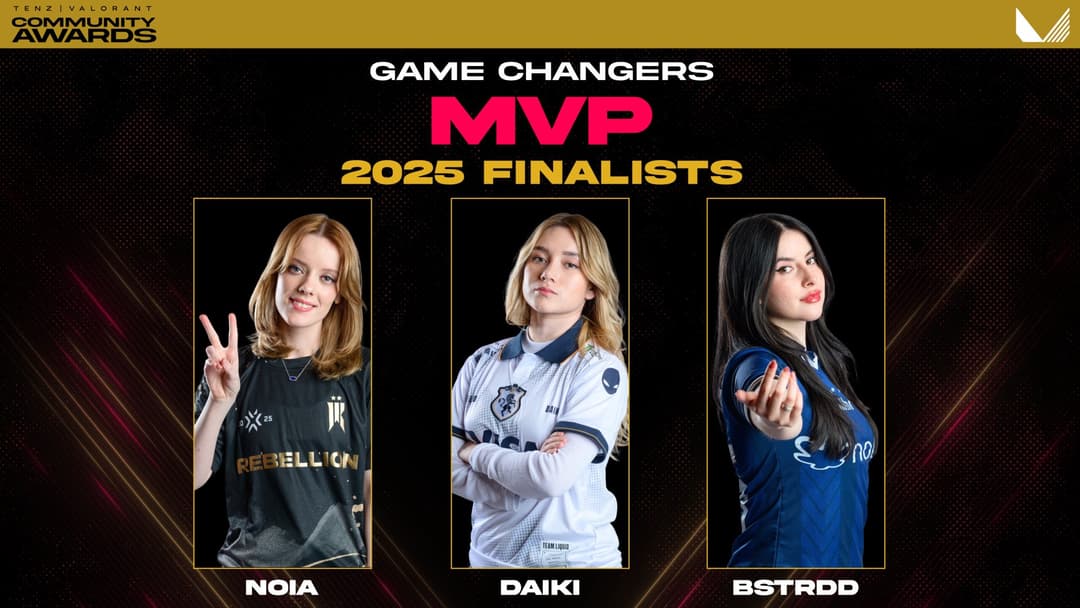 VALORANT Game Changers MVP nominees (Image Source: TenZ/@TenZOfficial)
