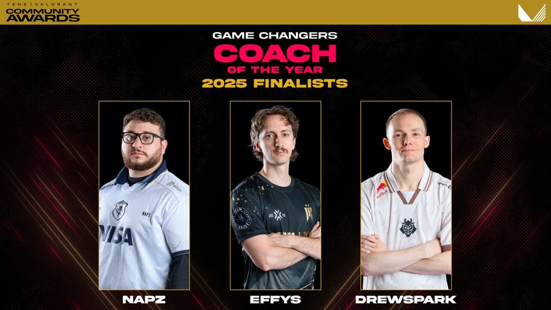 VALORANT Game Changers Coach of the year nominees (Image Source: TenZ/@TenZOfficial)