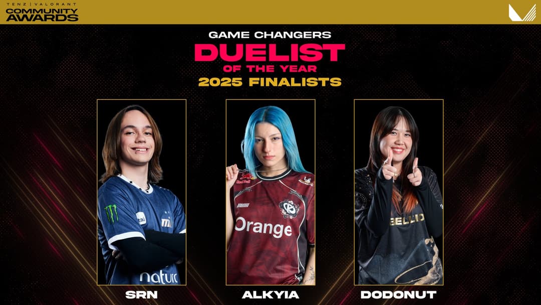 VALORANT Game Changers Duelist of the Year nominees (Image Source: Tenz/@TenzOfficial on X)