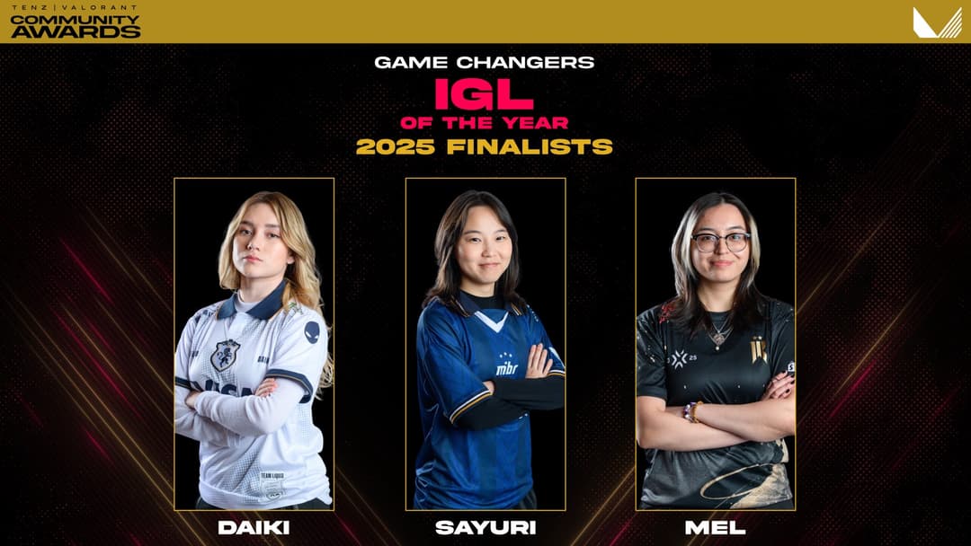 VALORANT Game Changers IGL of the year nominees (Image Source: TenZ/@TenZOfficial)