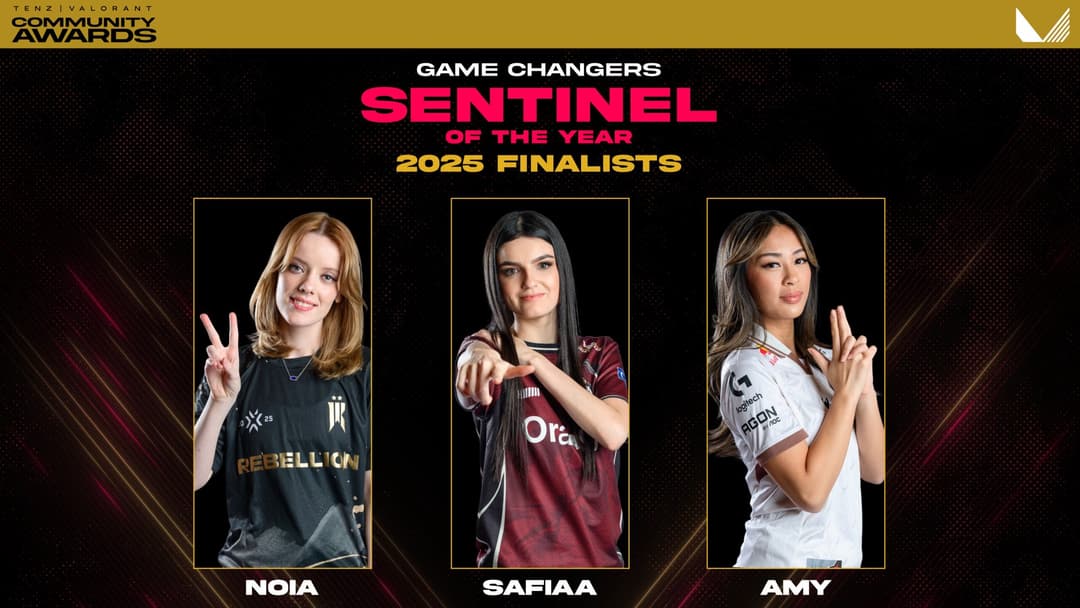 VALORANT Game Changers Sentinel of the Year nominees (Image Source: Tenz/@TenzOfficial on X)