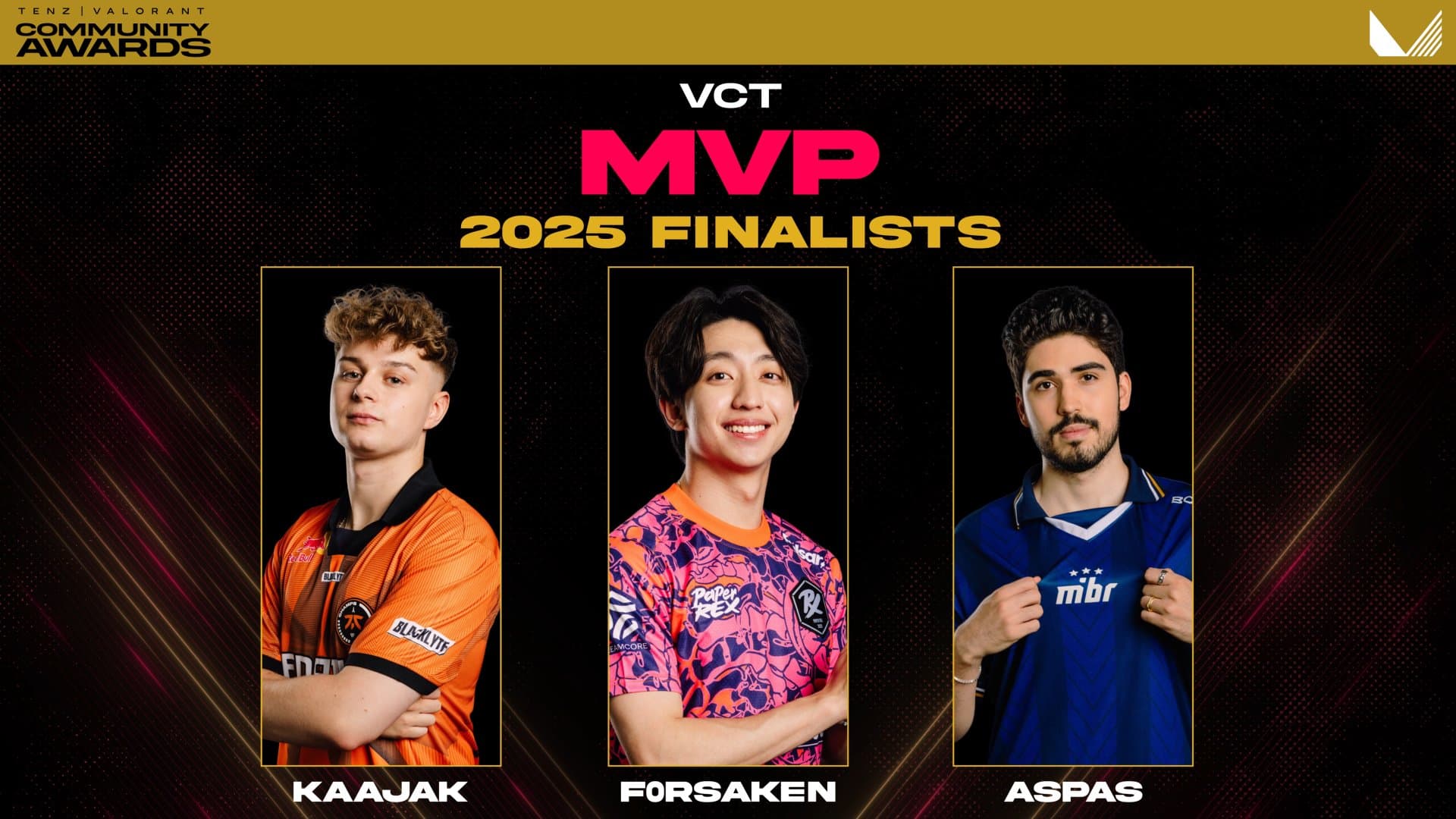 VCT Global MVP nominees (Image Source: TenZ/@TenZOfficial on X)