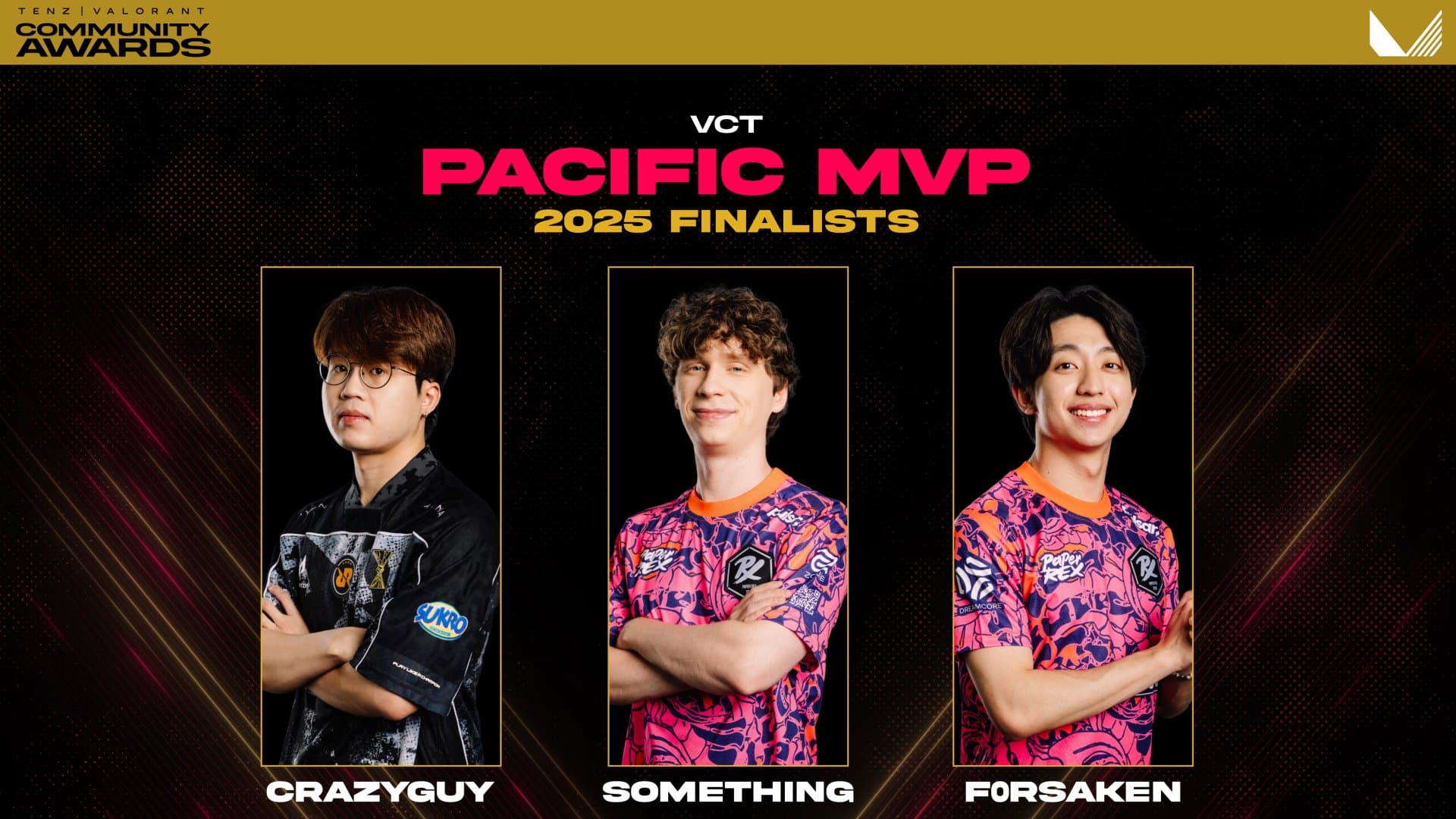 VCT Pacific MVP nominees (Image Source: TenZ/@TenZOfficial on X)