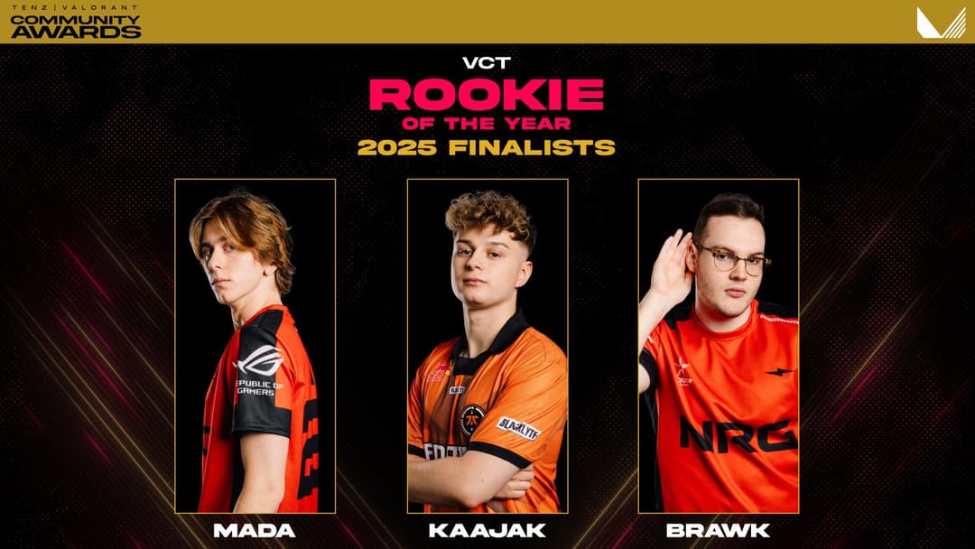 Rookie of the year nominees (Image Source: TenZ/@TenZOfficial on X)