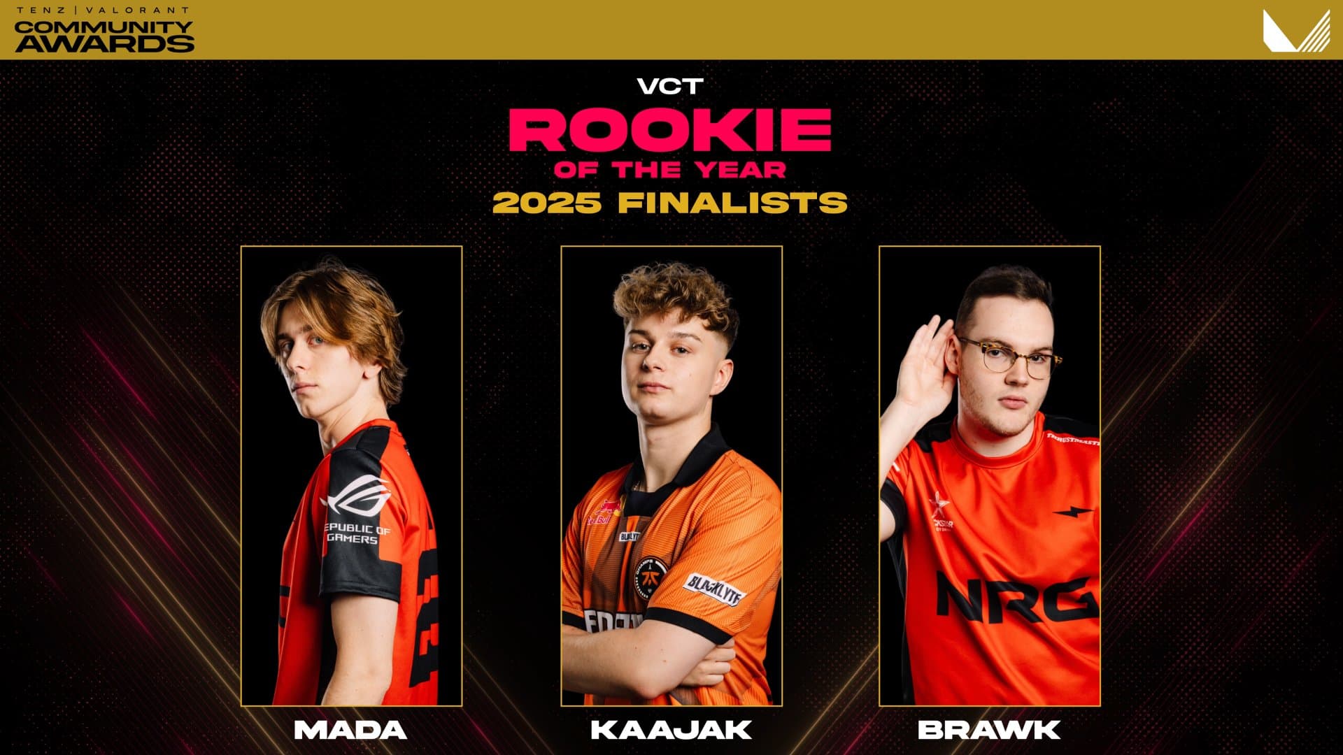 Rookie of the year nominees (Image Source: TenZ/@TenZOfficial on X)
