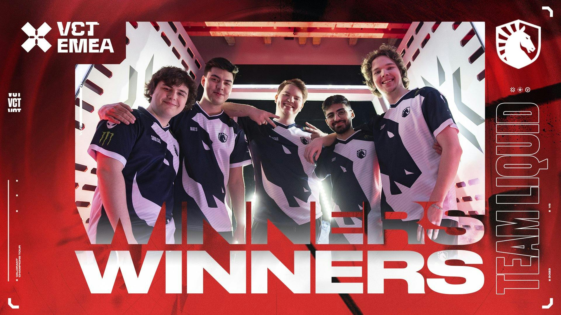 「VCT EMEA」Team LiquidがFnaticに3-1で勝利し優勝。Fnaticの連勝記録は20でストップ