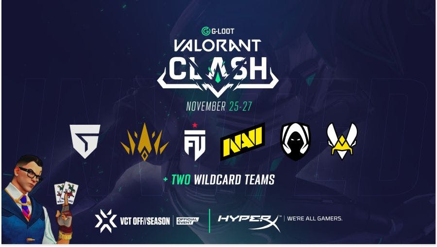 G-Loot VALORANT Clash teams announced