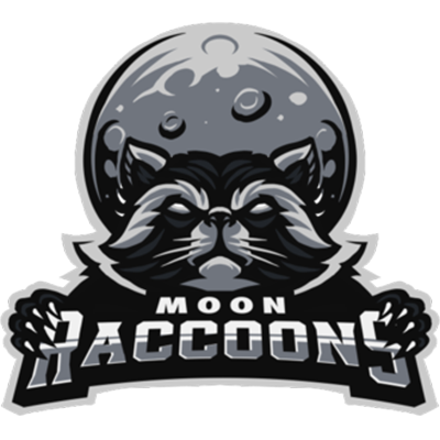 Moon Raccoons Black