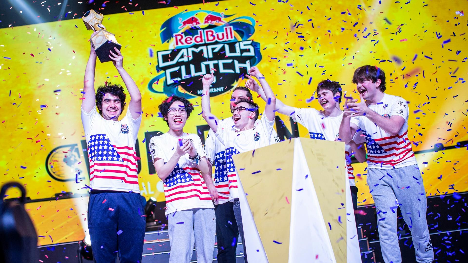 Northwood University lift the Red Bull Campus Clutch World Finals trophy