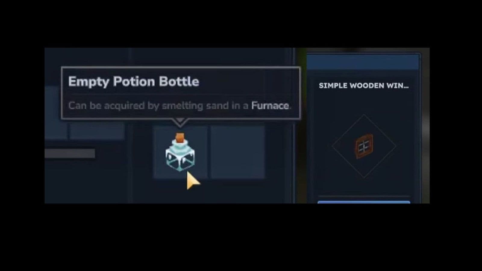 how to make glass in hytale