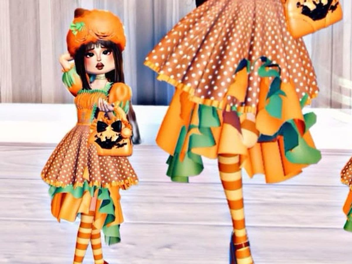 Dress to Impress Pumpkin Queen theme