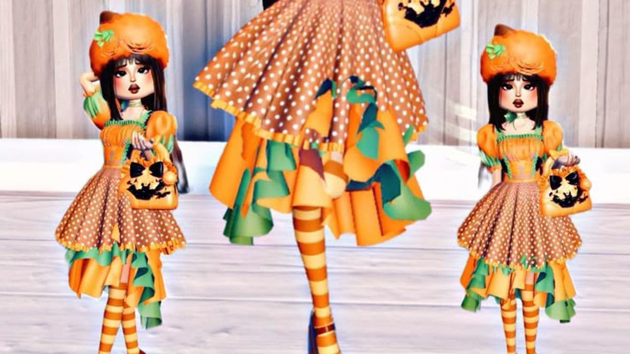 Dress to Impress Pumpkin Queen theme