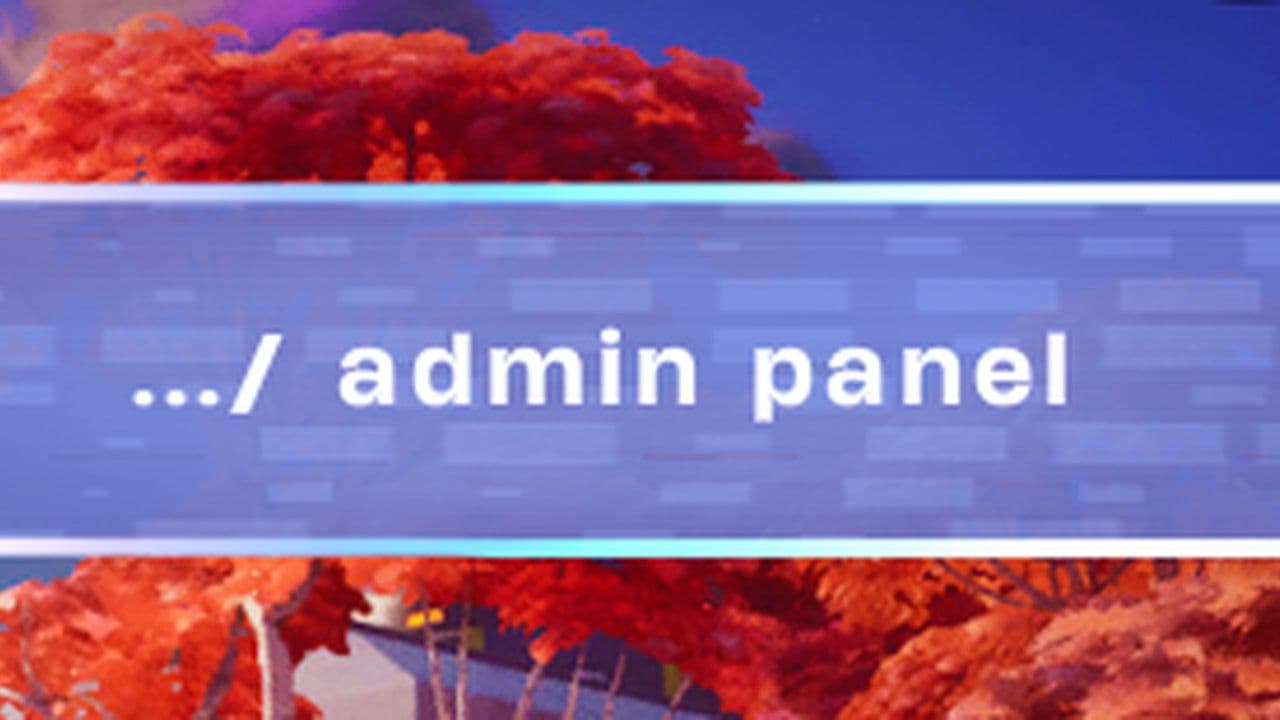 Fortnite admin panel codes