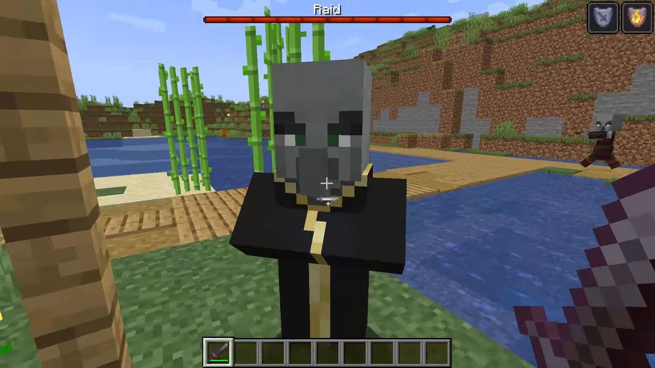 How to start a raid in Minecraft