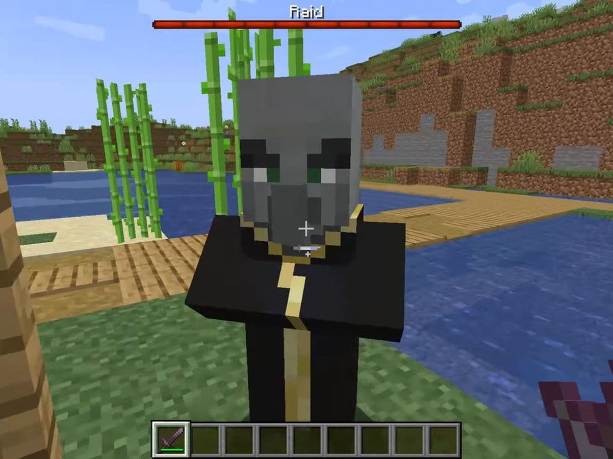 How to start a raid in Minecraft