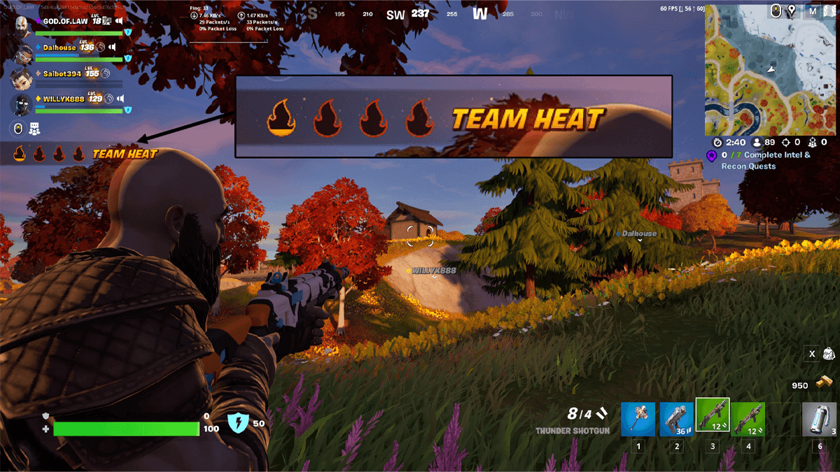 What is Fortnite Heat Level? via Esports.gg