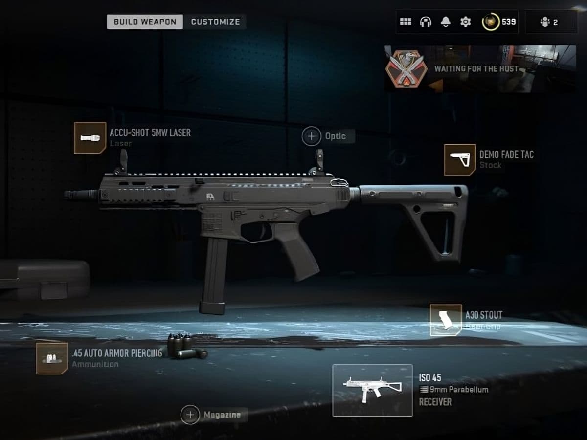 Best ISO 45 loadout in Warzone