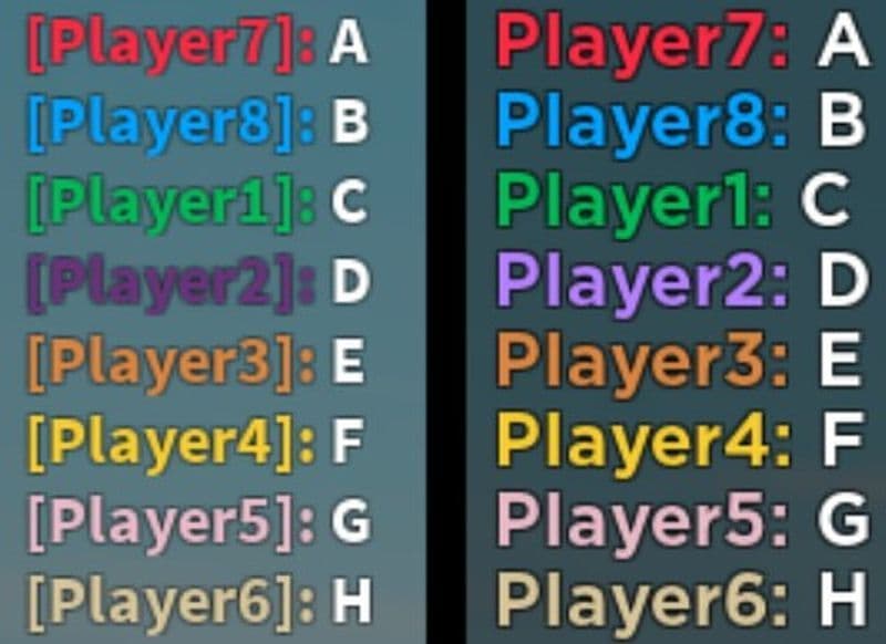 Name colors aren’t random in Roblox; they are assigned according to your username (Image Credit: Roblox Dev Forum)