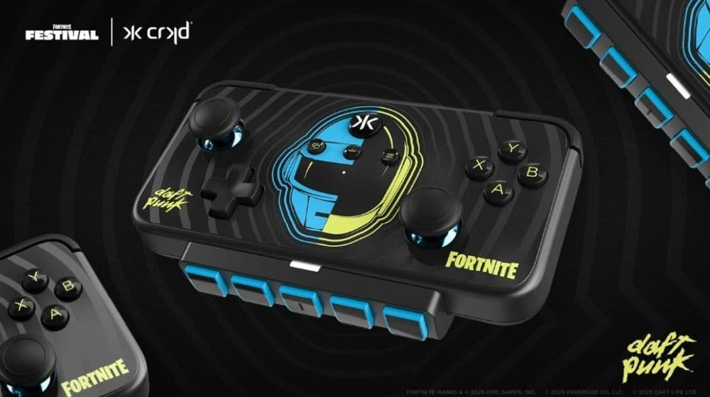 Players will be able to play Fortnite on the new Daft Punk controllers starting in November 2025, with a price tag of $59.99 (Image Credit: Fortnite)