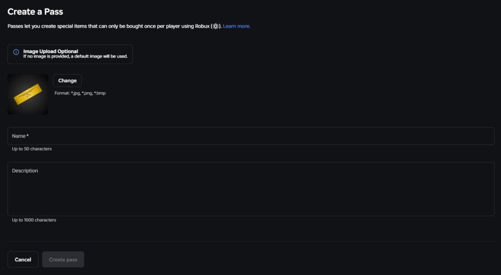 Fill in the boxes and finalize creating the pass (Image Credit: THESPIKEGG)