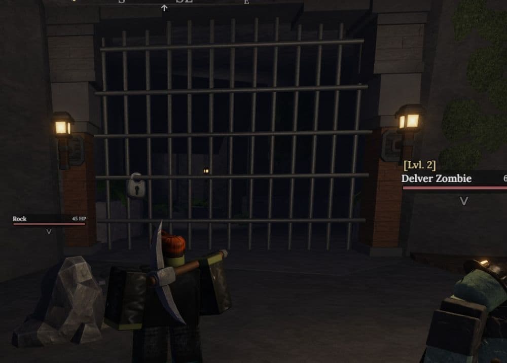 Here is the door that you need to unlock with the Unforge Key in Roblox (Image Credit: THESPIKEGG)